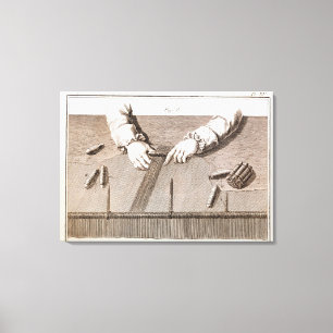 Toile Technique Basse-Lisse à la tapisserie des Gobelins