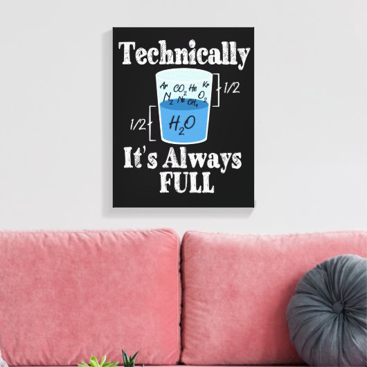 Toile Techniquement, c'est toujours plein de science amu (Insitu(Salon))