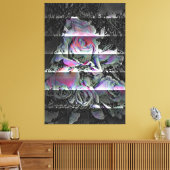Toile Techno Bouquet Canvas Print (Insitu(Salon))