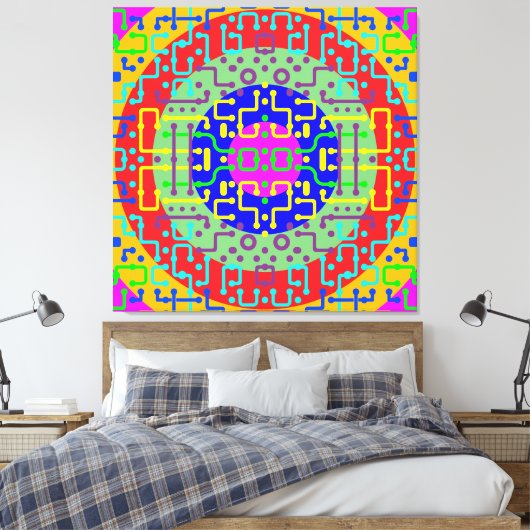 Toile Techno Circus 2 (Insitu(Chambre))