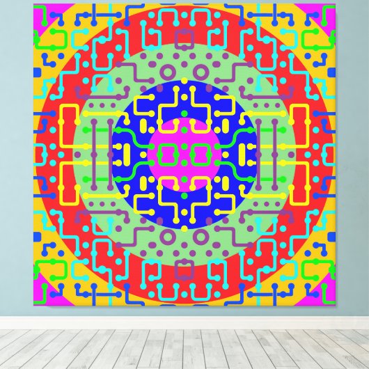 Toile Techno Circus 2 (Insitu (Plancher de Bois))