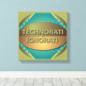 Toile Technorati vs Ignorati (Insitu (Plancher de Bois))