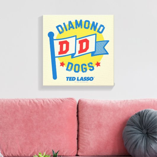 Toile Ted Lasso | Diamond Chiens Pennant Graphisme (Insitu(Salon))