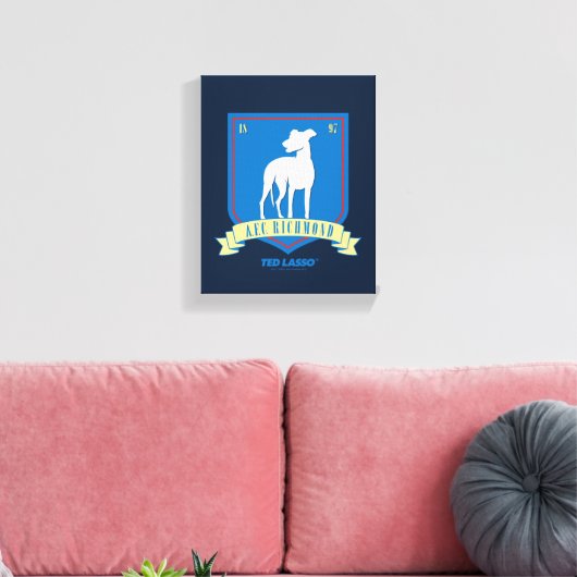 Toile Ted Lasso | Logo de l'équipe AFC Richmond (Insitu(Salon))