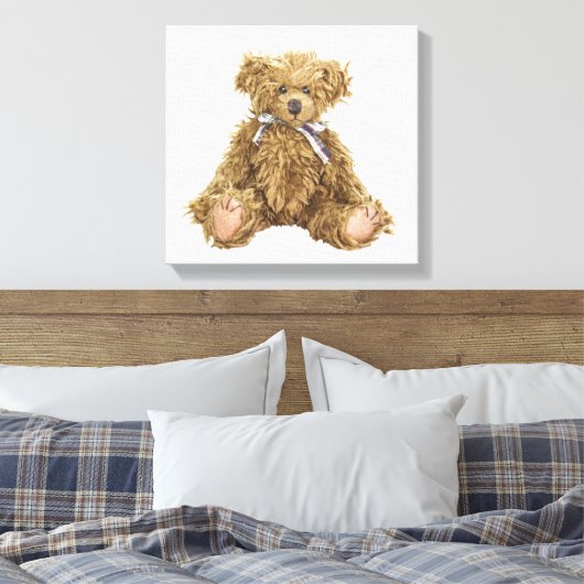 Toile Teddy Bear Nursery Canvas Imprimer (Insitu(Chambre))