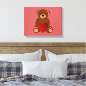 Toile Teddy Love (Insitu(Chambre))