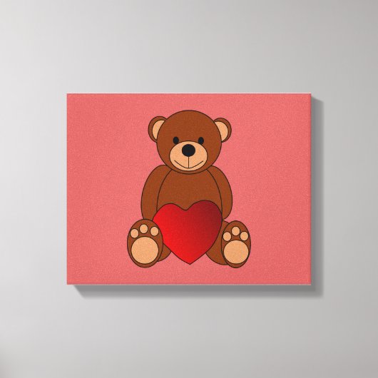 Toile Teddy Love (Recto)