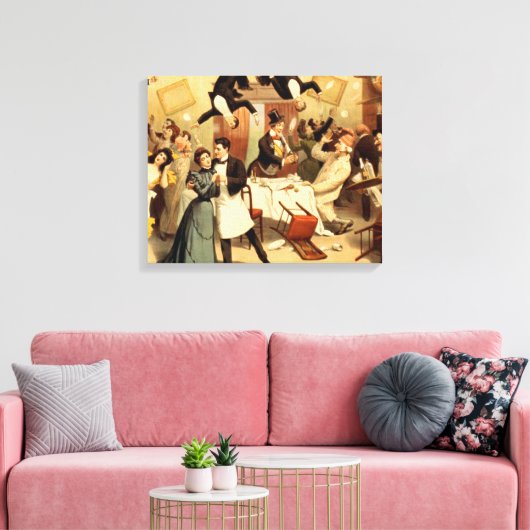 Toile TEE Restaurant Shenanigans (Insitu(Salon))