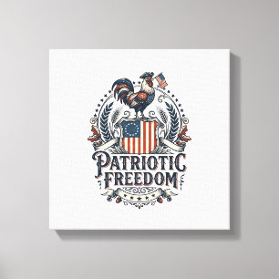 Toile Tee-shirt graphique vectoriel de gardien de poulet