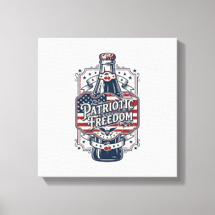Toile Tee-shirt graphique vectoriel rétro de soda à la c