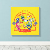 Toile Teen Titans Go ! Aller (Insitu (Plancher de Bois))