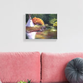 Toile TeePee au bord de la rivière (Insitu(Salon))