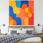Toile teintes du milieu du siècle (Insitu(Chambre))