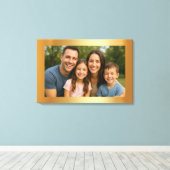 Toile Téléchargement personnalisé de votre photo sur fon (Insitu (Plancher de Bois))