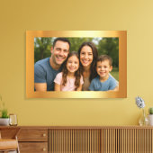 Toile Téléchargement personnalisé de votre photo sur fon (Insitu(Salon))