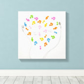 Toile Téléphone portable (Insitu (Plancher de Bois))