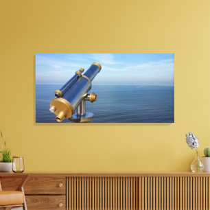 Toile Télescope d'observation phénotypique avec vue sur