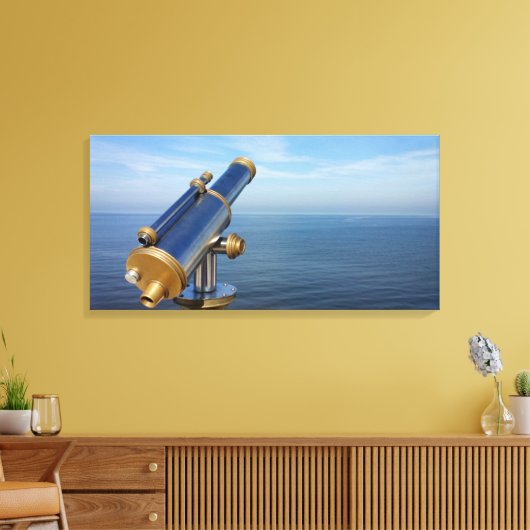 Toile Télescope d'observation phénotypique avec vue sur  (Insitu(Salon))