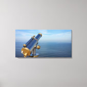 Toile Télescope d'observation phénotypique avec vue sur  (Recto)