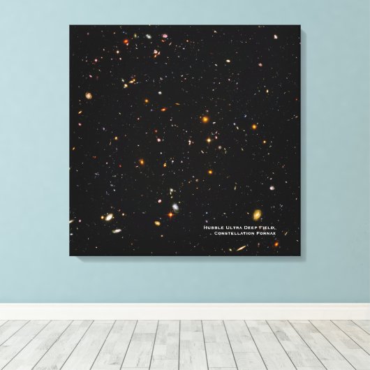 Toile Télescope Hubble Ultra Deep Field Galaxies Photo (Insitu (Plancher de Bois))