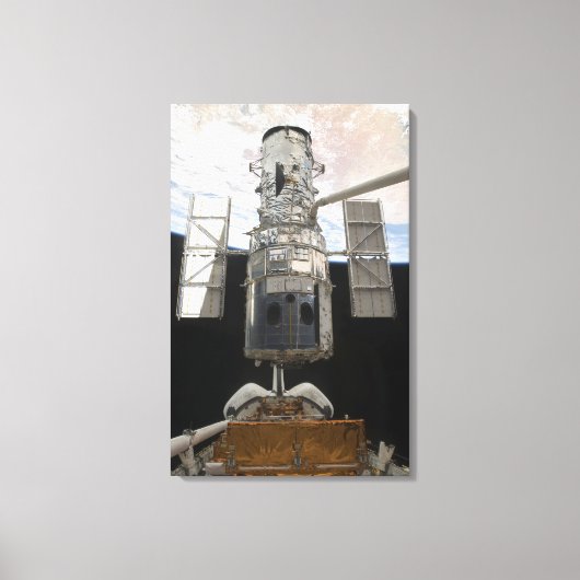 Toile Télescope spatial Hubble dans la baie de fret Atla (Recto)