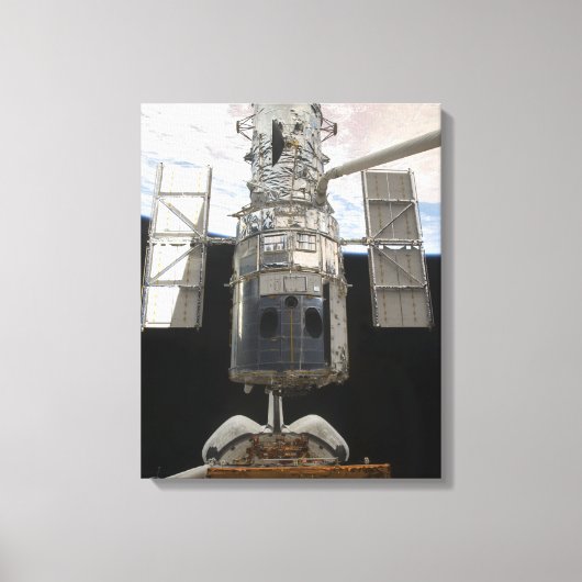 Toile Télescope spatial Hubble dans la baie de fret Atla (Recto)