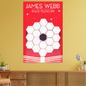 Toile télescope spatial james webb, (Insitu(Salon))