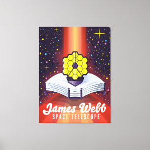 Toile Télescope spatial James Webb.
