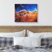 Toile Télescope spatial James Webb Nébuleuse de la Carèn (Insitu(Chambre))