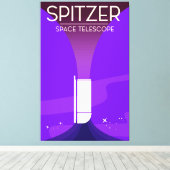 Toile Téléscope spatial Spitzer (Insitu (Plancher de Bois))