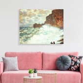 Toile Température Météo un Etretat, Mer Brute - Claude M (Insitu(Salon))