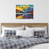 TOILE TEMPÊTE AU-DESSUS DU LAC (Insitu(Chambre))