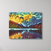 TOILE TEMPÊTE AU-DESSUS DU LAC (Recto)