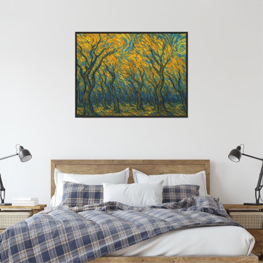 Toile Tempête dans la forêt d'Or (Insitu(Chambre))