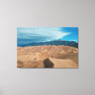 Toile Tempête dans les dunes