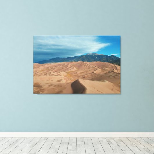 Toile Tempête dans les dunes (Insitu (Plancher de Bois))