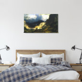 Toile Tempête de Bierstadt dans les Rocheuses (Insitu(Chambre))