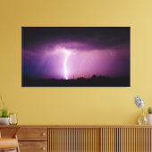 Toile Tempête de foudre du ciel pourpre (Insitu(Salon))