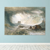 Toile Tempête de neige, Mont Cenis (Insitu (Plancher de Bois))