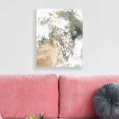 Toile Tempête de poussière au Moyen-Orient (Insitu(Salon))