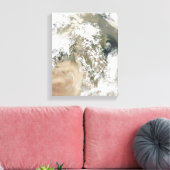 Toile Tempête de poussière au Moyen-Orient (Insitu(Salon))