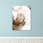 Toile Tempête de poussière dans le nord de la Chine (Insitu (Plancher de Bois))