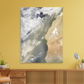 Toile Tempête de poussière en Afrique de l'Ouest (Insitu(Salon))