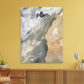 Toile Tempête de poussière en Afrique de l'Ouest 2 (Insitu(Salon))