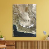 Toile Tempête de poussière en Iran (Insitu(Salon))