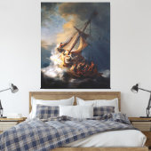 Toile Tempête de Rembrandt Mer de Galilée Peinture (Insitu(Chambre))