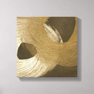 Toile Tempête de sable circulaire dans le brun bronzage
