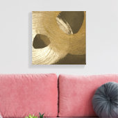 Toile Tempête de sable circulaire dans Tan et Dark Brown (Insitu(Salon))