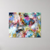 Toile Tempête d'été Peinture originale Abstrait Quad (Recto)