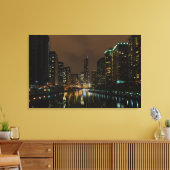 Toile Tempête en préparation sur Chicago (Insitu(Salon))